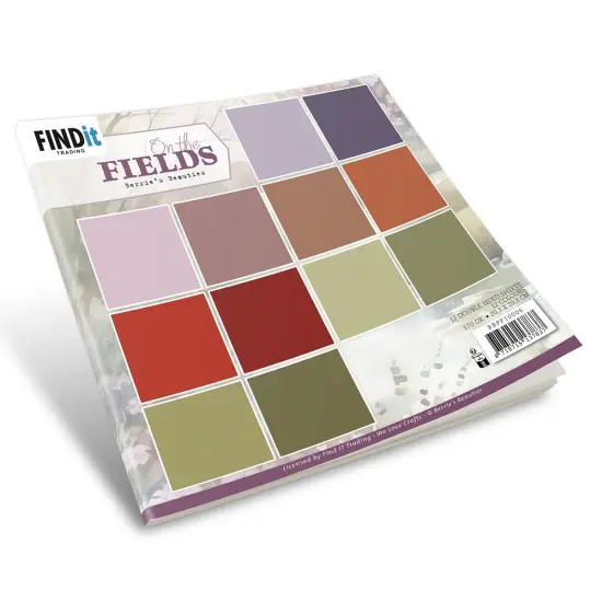 Find It Trading Berries Beauties Paper Pack 8"X8" 12/Pkg-Solid Colors, On The Fields {1}