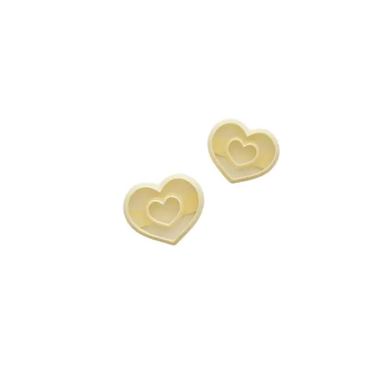 2 pcs Heart Polymer Clay Cutter Set By Hello Cutters {1}