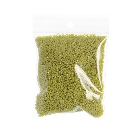 Miyuki Delica 50g Luster Glass Beads, 11/0 Chartreuse (DB0262) {2}