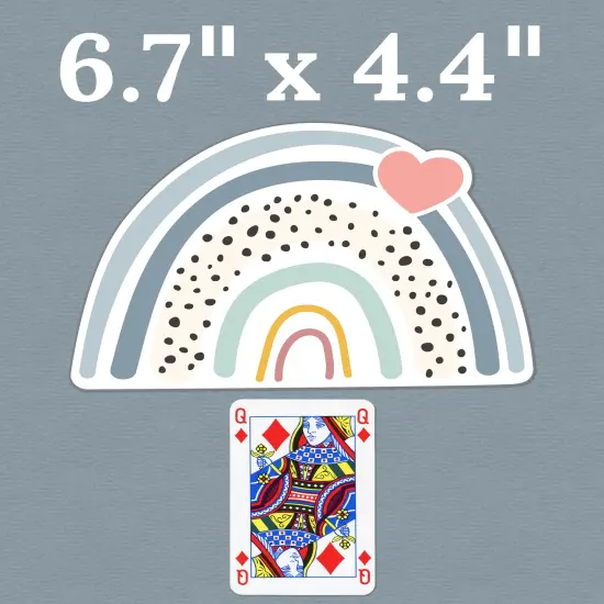 Carson Dellosa We Belong 36-Piece Rainbow Cutouts, Pastel Summer and Spring Decorations for Classroom, Party, Baby Shower, Bulletin Board, and Boho Decor {3}