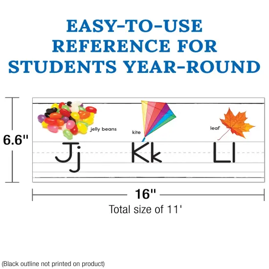 Carson Dellosa 31 pc Bundle of Photographic Alphabet and Number Line Bulletin Board Decorations, abc, Word Families, and Counting Toddler Learning Posters With Picture Cues, Classroom and Wall Decor {3}