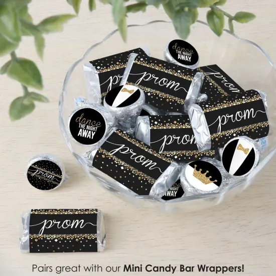 Big Dot of Happiness Prom - Prom Night Party Small Round Candy Stickers - Party Favor Labels - 324 Count {7}