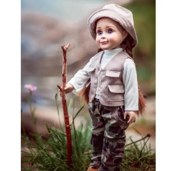 The Queen's Treasures 18 Inch Doll Clothes, 4 Pc Fishing Adventure Outfit {1}