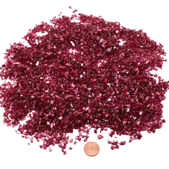 Ruby Red Reflective Crushed Glass {2}