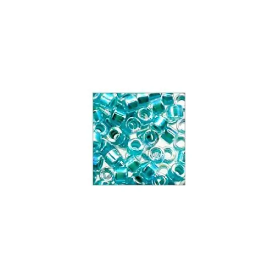 Miyuki Delica Seed Bead 11/0 Transparent Seafoam Green {4}
