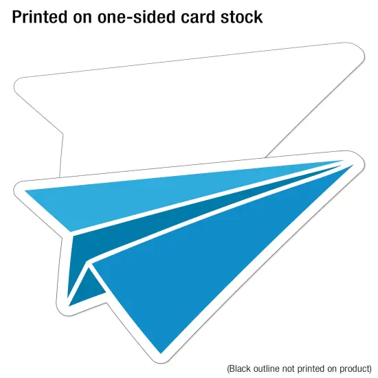 Carson Dellosa Happy Place 36-Piece Paper Airplane Cutouts, Colorful Planes for Bulletin Board, Back to School Decorations, Party, and Classroom Decor {4}