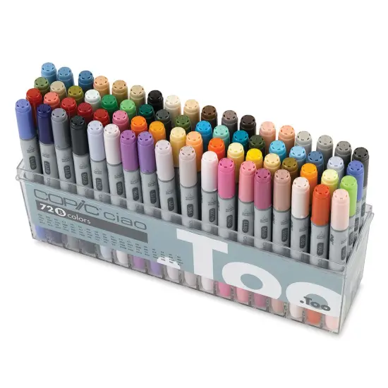 Copic Ciao Double Ended Marker Set - Set B, Set of 72 {1}