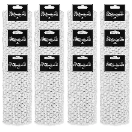 Pack of 12 2 3/4" Crochet Headband White {1}