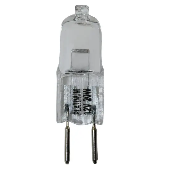 Platinum 20W 12V GY6.35 Bi-Pin Base Clear Halogen Bulb {1}