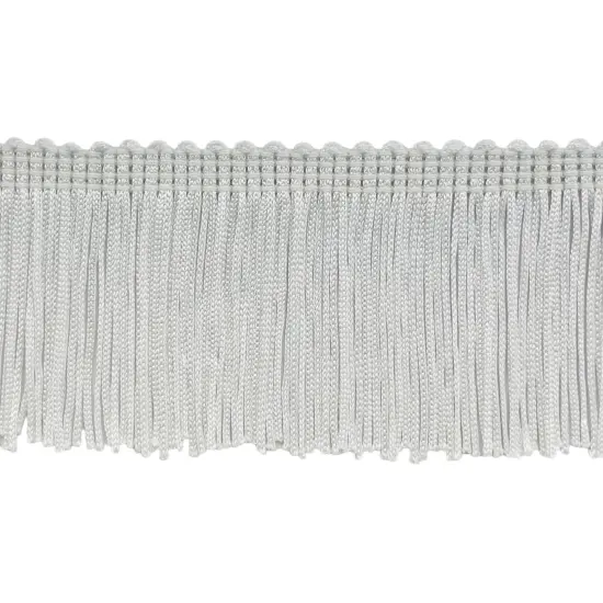 10 Yards of 2" Stretch Chainette Fringe Trim | 10 yard cut White {1}