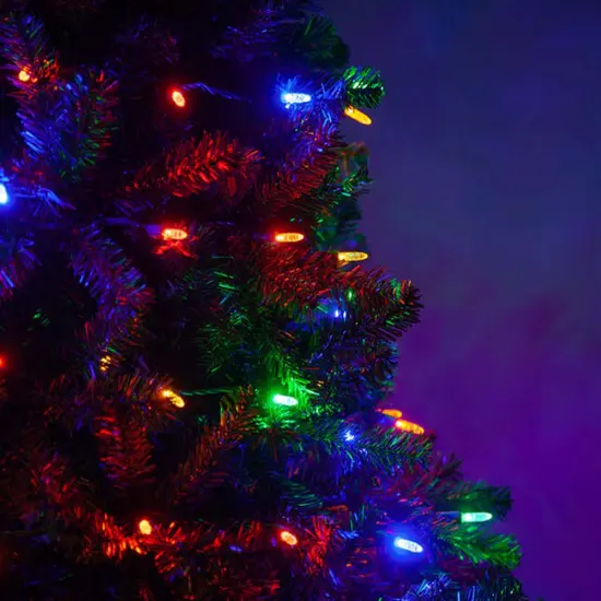 70 M5 LED Multicolor Lights red blue amber green gold and Green Wire Multi-Color {6}