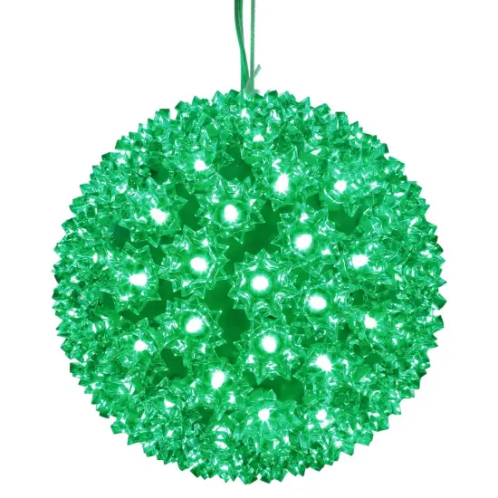 Vickerman 100Lt x 7.5" LED Green Starlight Sphere {1}