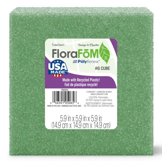 FloraCraft FloraFoM Block-5.9"X5.9"X5.9" {1}