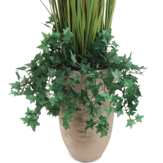 13" Mini Green English Ivy Bush - 176 Lifelike Silk Leaves, Perfect for Home, Office & Garden Décor - Year-Round Accent, Floral Home by Artificial Flowers {3}