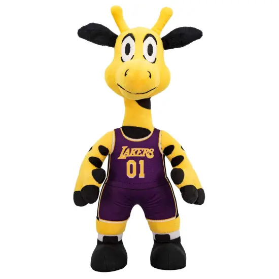 Bleacher Creatures Los Angeles Lakers Giraffe 10" Mascot Plush Figure {1}