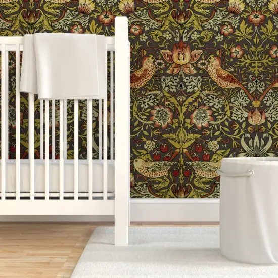 Pre-Pasted Wallpaper 2FT Wide Custom Pre-pasted Wallpaper by Spoonflower {7}