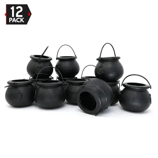 Big Mo&rsquo;s Toys Candy Cauldron Kettles - 1 Dozen Party Decoration Supplies {1}