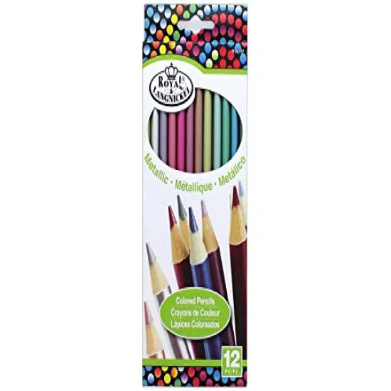 BRUSH RTN-157 Metallic Colored Pencils-12/Pkg {1}