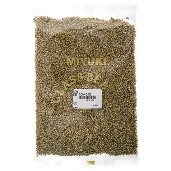 Miyuki 250g Opaque Picasso Round Rocailles Seed Beads, 11/0 Yellow #4512 {2}