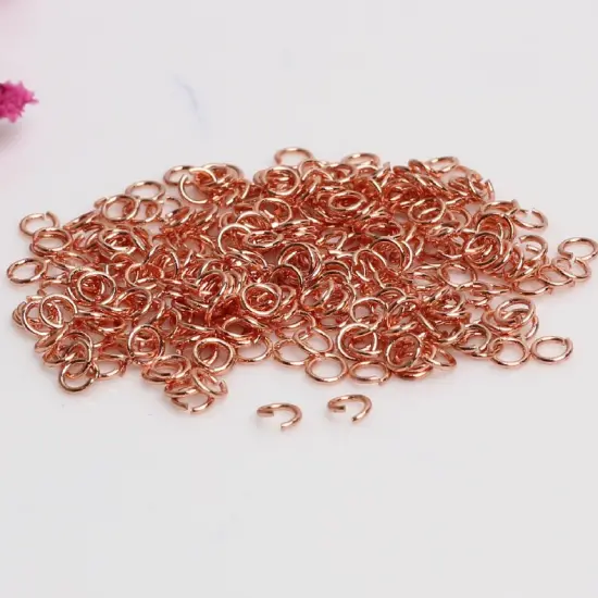 Kitcheniva 20 Pcs Filled Brass Open Jump Rings DIY {4}