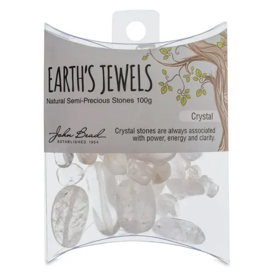 Earth's Jewels Crystal Quatz Natural Stone Bead Assortment {1}