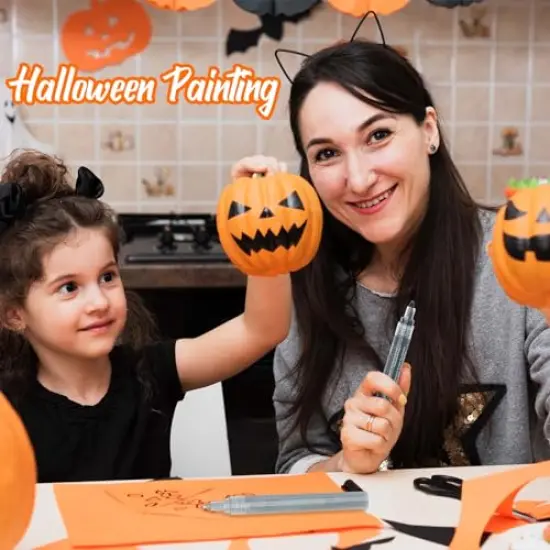 12 Colors Acrylic Paint Pens Paint Markers for Rock Painting, Canvas, Wood, Glass, Fabric, Metal, Plastic, Arts Crafts Easter Eggs, Pumpkin, Scrapbooking Supplies, Graffiti Markers for Adults Kids {3}