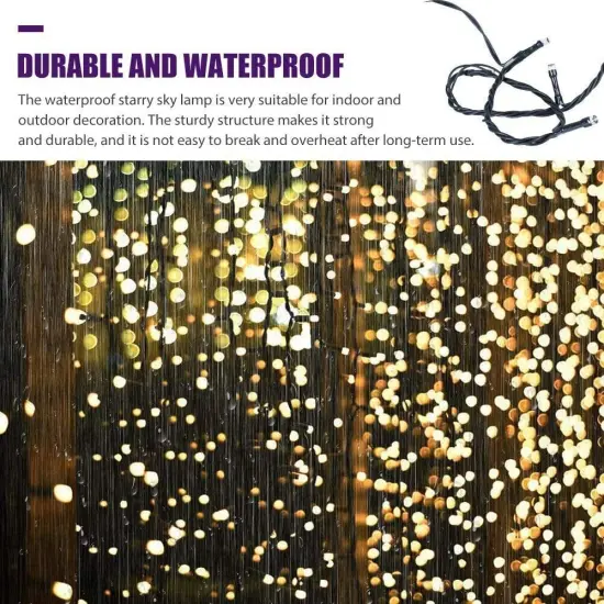 Waterproof LED String Lights for Indoor and Outdoor Christmas Decoration {7}