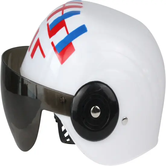 Child's White Air Force Fighter Pilot Helmet Costume Accessory {3}
