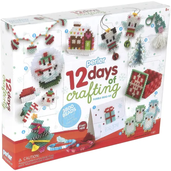 Perler Fused Bead Kit-12 Days Of Perler {2}