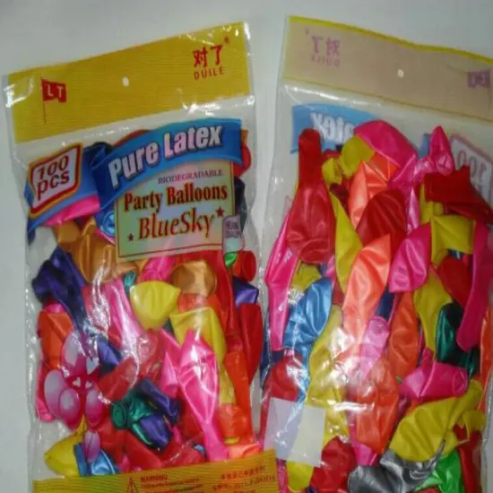 100pcs 10 inch Pearl Latex Colorful Thickening Multi-color {3}