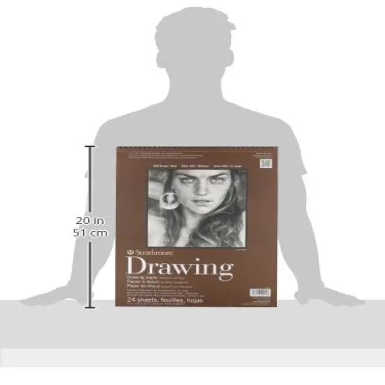 Medium Drawing Spiral Paper Pad 11"X14"-24 Sheets -400500 {2}