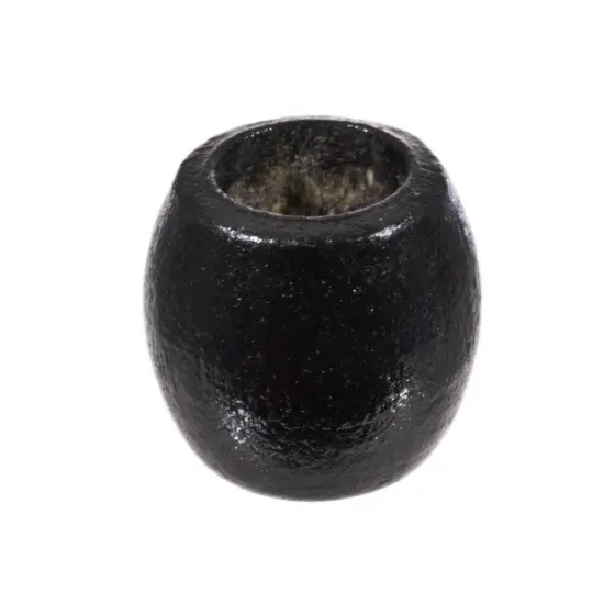 Kitcheniva 6mm Barrel Shaped Wooden Beads DIY Crafting 18 Pack Black {1}