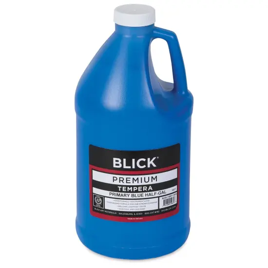 Blick Premium Grade Tempera - Primary Blue, Half Gallon {1}