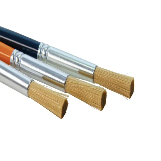 School Smart Young Artist Paint Brushes, Assorted Sizes, Set of 36 {3}