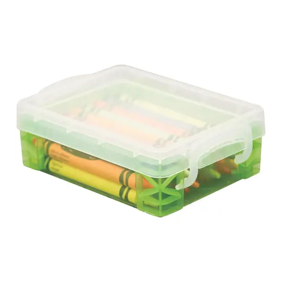 Storage Studios Super Stacker Crayon/Chalk Box-1.6"X3.5"X4.8" Assorted Colors {4}
