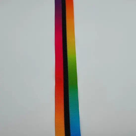 Rainbow ombre zipper tape {3}