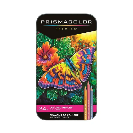 Premier Colored Pencils, Soft Core, 24 Pack {2}