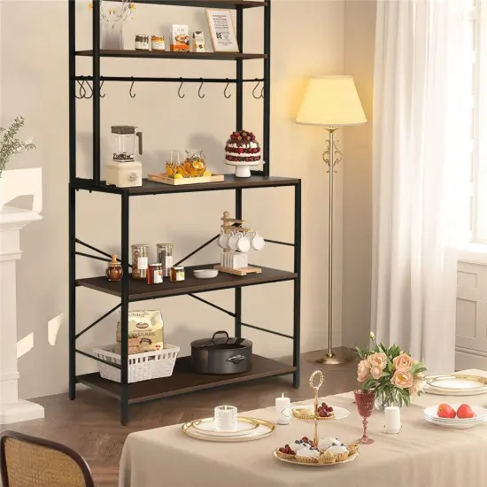Freestanding Kitchen Utility Shelves for Oven Bakers Rack {3}