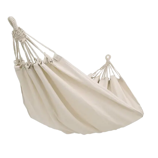 Double Canvas Hammock Swing Bed for Camping, Garden, Patio {1}