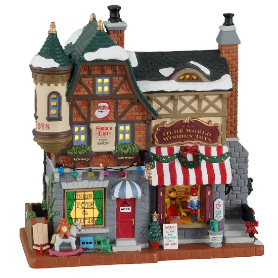 Lemax&copy; Caddington Village&trade;: Santa's List Toy Shop {1}