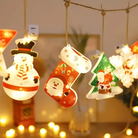 Kitcheniva Christmas Window Hanging LED Ornament {4}