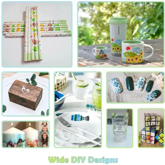 INKJET CLEAR WATERSLIDE FILM Model, Ceramic, Decal Paper 30 sheets 8.5"x11" {4}