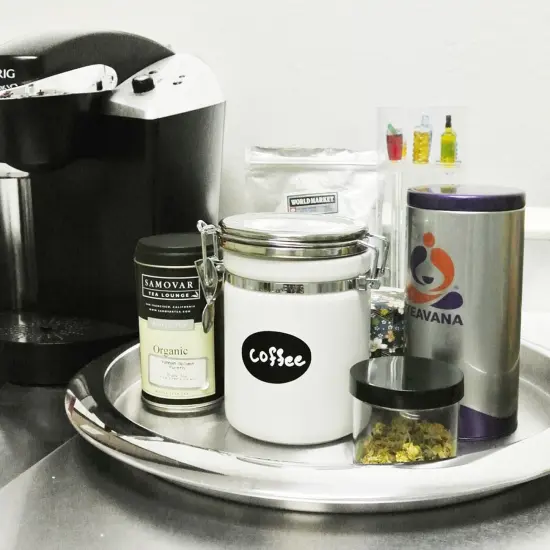 Wrapables Set of 64 Chalkboard Labels / Chalkboard Stickers - 2 " x 1.25 " With Chalk Marker {6}