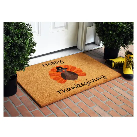 107151729 Happy Thanksgiving Doormat {4}
