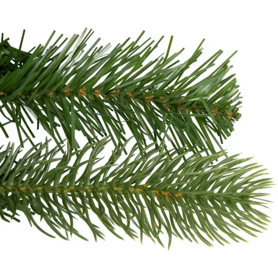 Northlight Real Touch&trade;️ Noble Fir Artificial Christmas Wreath - Unlit - 30" Green {7}