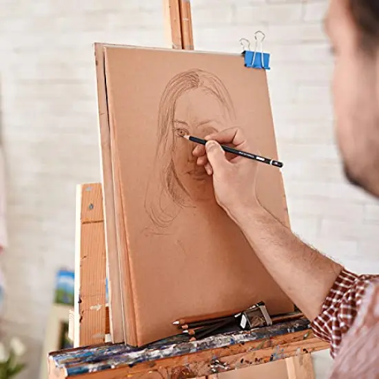 12 Pieces Professional Drawing Sketching Pencil Graphite Pencils(14B - 2H), Ideal for Drawing Art, Sketching, Shading, Artist Pencils for Beginners & Pro Artists {4}