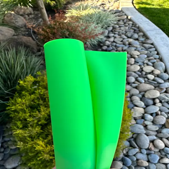 Lime Frosted Jelly Vinyl 18” {1}