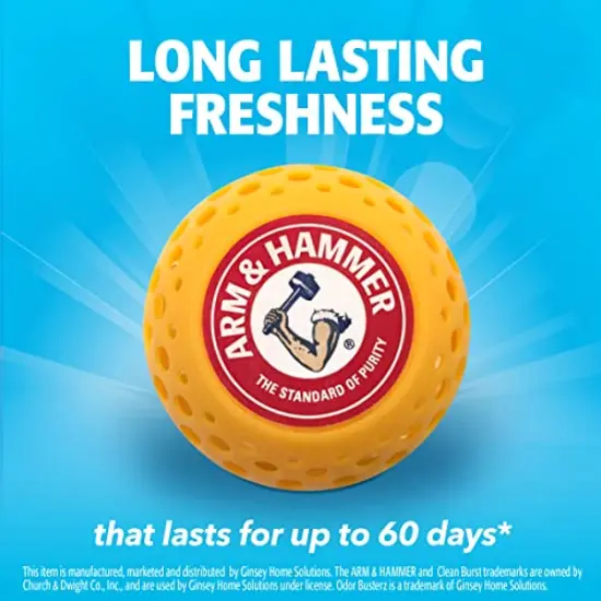 Arm & Hammer Deodorizer Odor Busterz, 3-Pack, Orange, 3 Count {3}