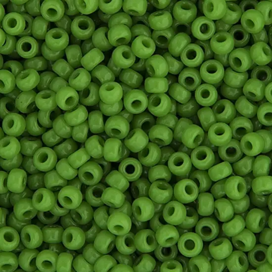 Miyuki 250g Opaque Round Rocailles Seed Beads, 11/0 Green Pea #411 {1}