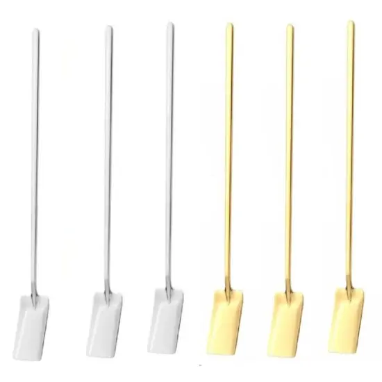 Kitcheniva 6 Pcs 5.7" Iced Teaspoon Stainless Steel {1}